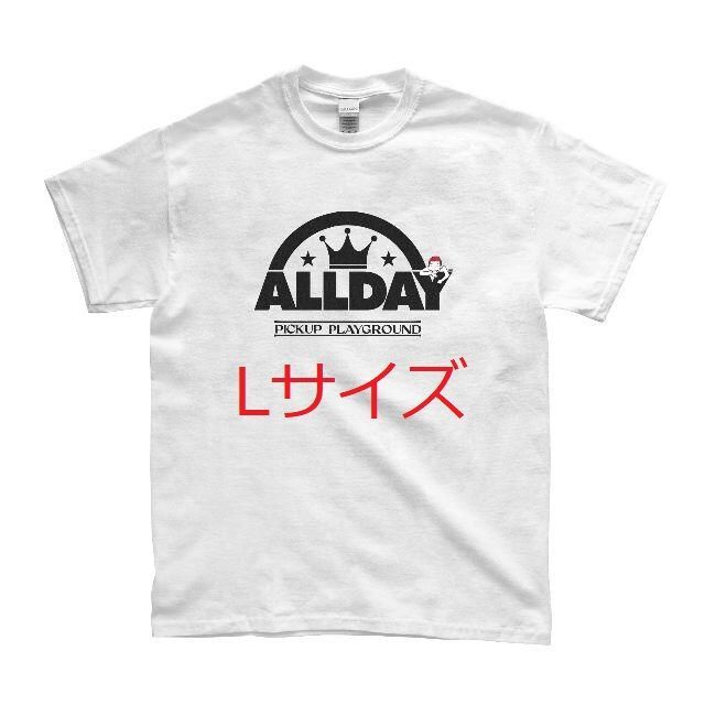 PICK UP PLAYGROUND ALLDAY 半袖Tシャツ Lサイズ 白 メンズのトップス(Tシャツ/カットソー(半袖/袖なし))の商品写真