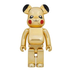 メディコムトイ(MEDICOM TOY)のBearbrick Pika-Chu GOLD CHROME Ver.1000％(フィギュア)