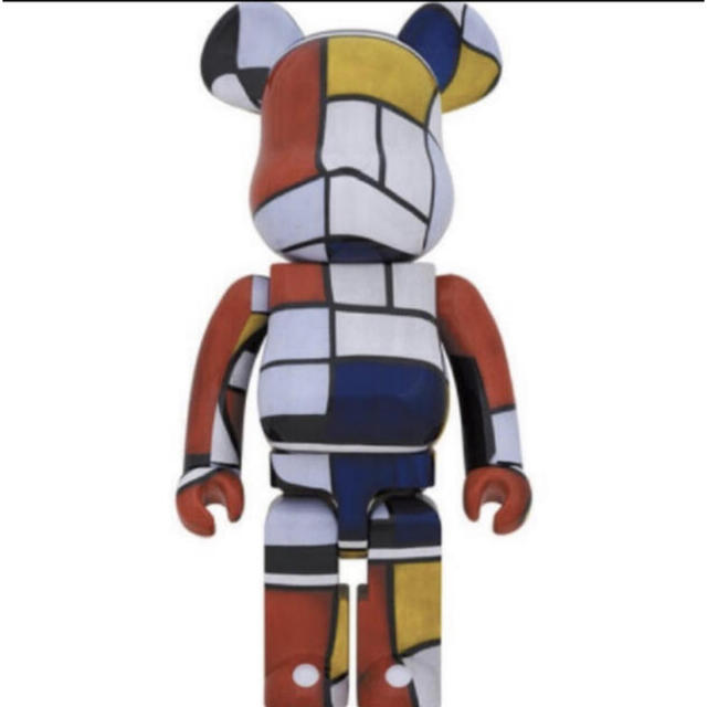 ハンドメイドBE@RBRICK Piet Mondrian 100％ & 400％ ベアブリ