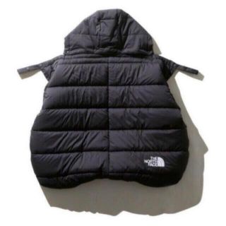 ザノースフェイス(THE NORTH FACE)の新品　ノースフェイス ベビーシェルブランケット ブラック 抱っこ紐カバー(おくるみ/ブランケット)