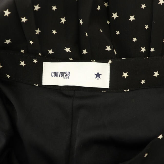 CONVERSE - コンバース TOKYO 星柄 プリーツスカート ロング 切替 2 黒 ブラックの通販 by ベクトル ラクマ店|コンバース ならラクマ CONVERSE - コンバース TOKYO 星柄 プリーツスカート ロング 切替 2 黒 ブラックの通販 by ベクトル ラクマ店|コンバース ならラクマ