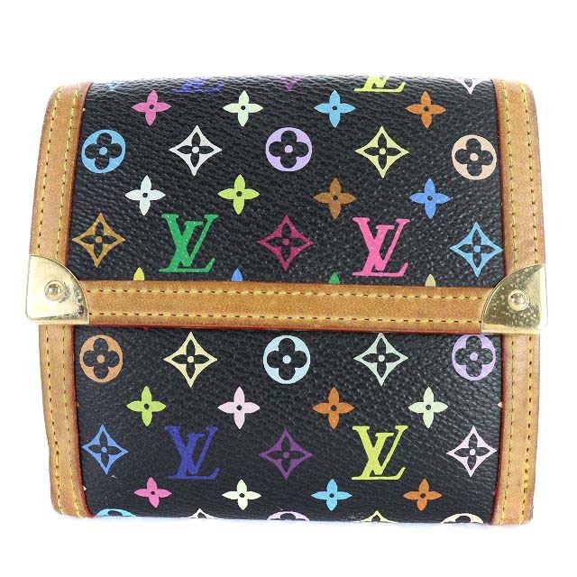 ルイヴィトン Louis Vuitton マルチカラー 三つ折り 財布 - 財布