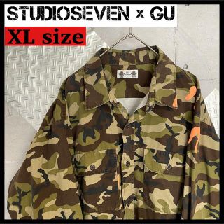 ジーユー(GU)のstudioseven × GUコラボ ミリタリーシャツ(シャツ)