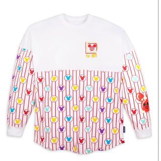 ディズニー(Disney)の新品タグ付き⭐︎スピリットジャージー　ポップコーン柄　海外Disney限定(Tシャツ(長袖/七分))