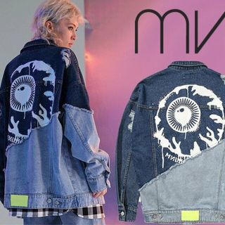 最終値下げ！MISHKA ダメージデニムジャケット