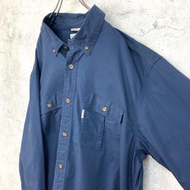 carhartt(カーハート)の希少 90s カーハート ワークシャツ ビッグシルエット 美品 メンズのトップス(シャツ)の商品写真