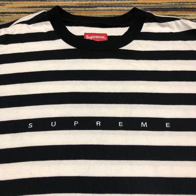 Supreme Bar Stripe Tee M