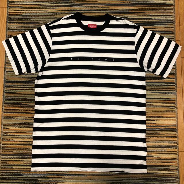 Supreme Bar Stripe Tee M