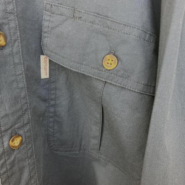 carhartt(カーハート)の希少 90s カーハート ワークシャツ ビッグシルエット メンズのトップス(シャツ)の商品写真