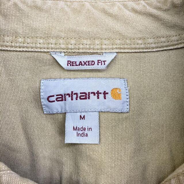 carhartt(カーハート)の希少 90s カーハート ワークシャツ タグロゴ メンズのトップス(シャツ)の商品写真