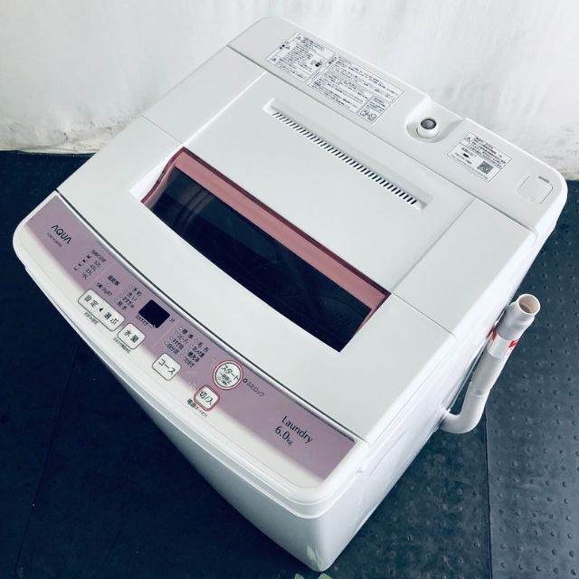 ★送料･設置無料★  中型洗濯機 アクア (No.0421)