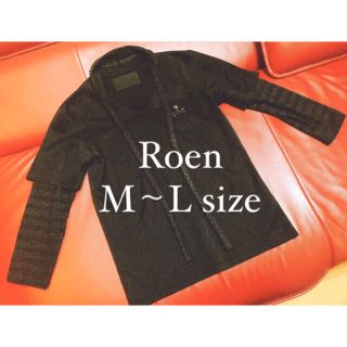 ロエン(Roen)の【極美品/完売】Roen ラメ糸フェイクレイヤードカットソー【希少/大人気】(Tシャツ/カットソー(七分/長袖))