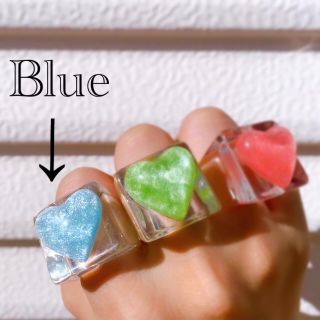 THE CLEAR ACRYL RINGS “BLUE”(リング(指輪))