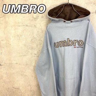 アンブロ(UMBRO)の希少 90s アンブロ パーカー ビッグシルエット 刺繍ロゴ(パーカー)