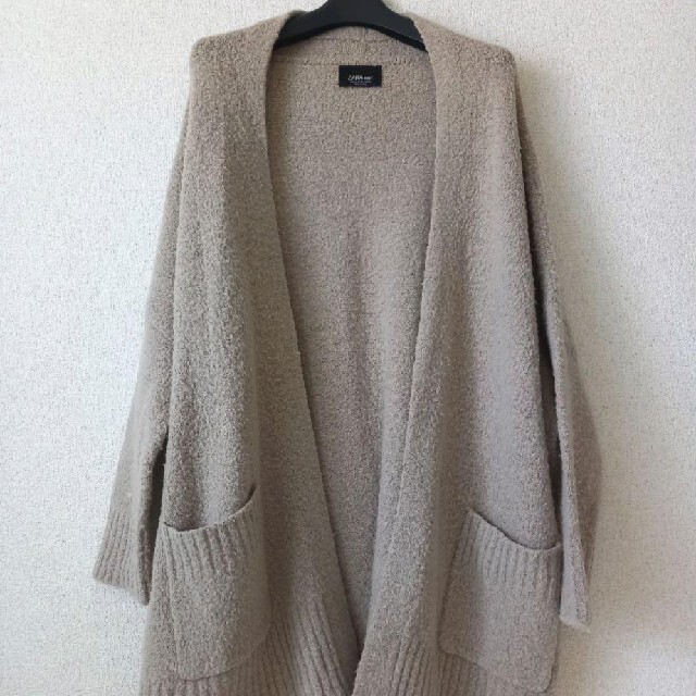 ZARA(ザラ)の☆ZARA　ザラ　アウター　カーディガン　M　美品　コート レディースのジャケット/アウター(ロングコート)の商品写真