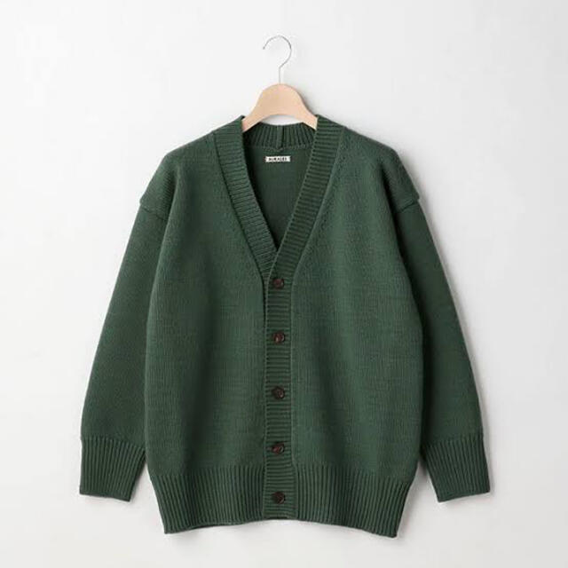 COMOLI(コモリ)のAURALEE Felt Wool Yarn Knit Cardigan メンズのトップス(カーディガン)の商品写真