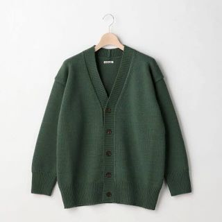 コモリ(COMOLI)のAURALEE Felt Wool Yarn Knit Cardigan(カーディガン)