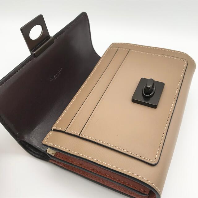 COACH 財布 大人気! ハットン ウォレット カラーブロック ブラック 新品 2