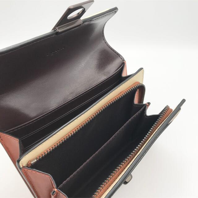 COACH 財布 大人気! ハットン ウォレット カラーブロック ブラック 新品 3