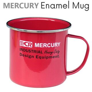 マーキュリー エナメルマグ 500ml (レッド) mercury 大 カップ(食器)