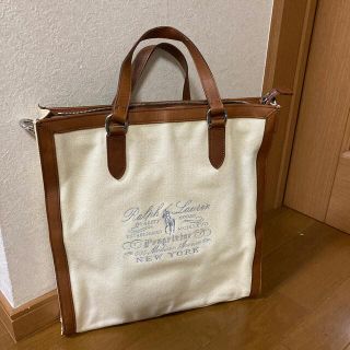 ラルフローレン(Ralph Lauren)のラルフローレン　２ウェイ ショルダー トートバッグ　美品(トートバッグ)