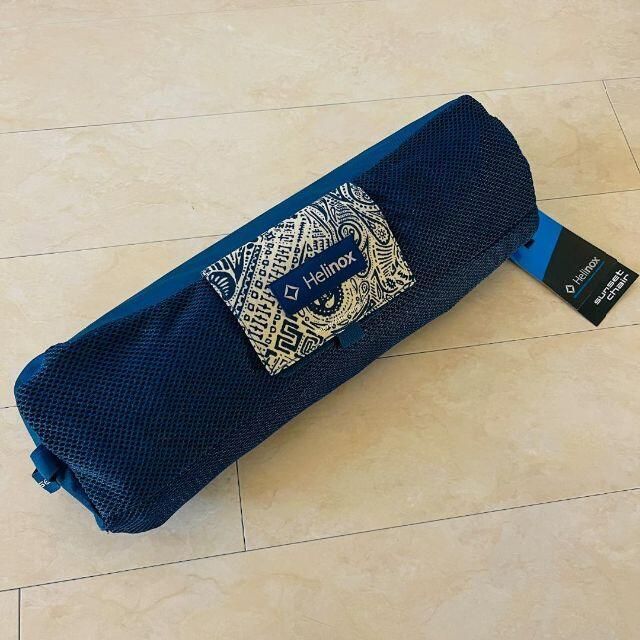 新品》ヘリノックス(Helinox) サンセットチェア ブルーペイズリー