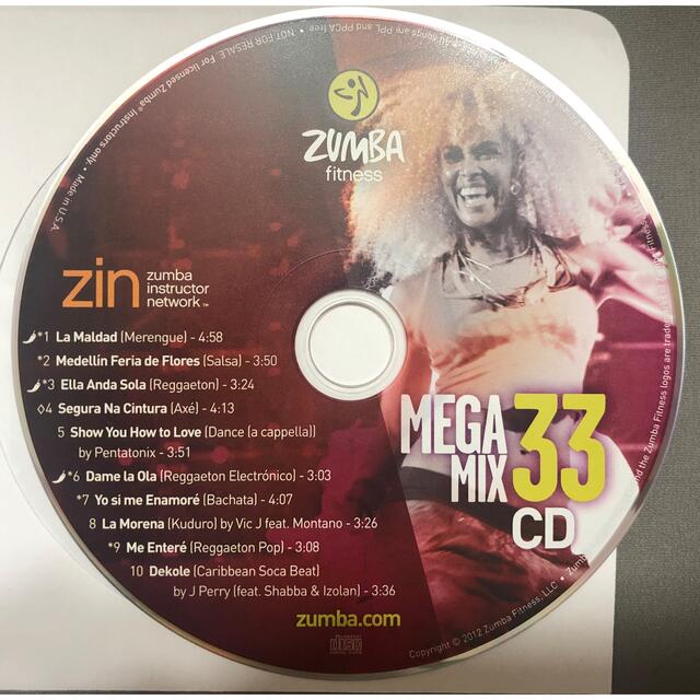 Zumba - zumba megamix33 CD ズンバ メガミックスの通販 by らいみ's 