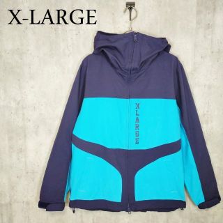 XLARGE(ナイロンジャケット ・ ブルー・ネイビー/青色系)の XLARGE(ナイロンジャケット ・ ブルー・ネイビー/青色系)の