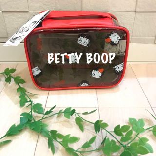 サンリオ(サンリオ)の【タグ付き未使用】☆Betty Boop ベティーブープ☆ クリアポーチ　総柄(ポーチ)