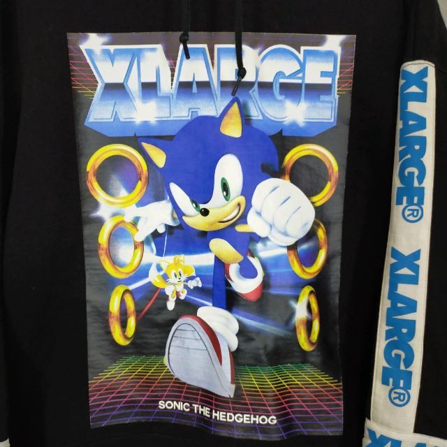 XLARGE(エクストララージ)のエクストララージ　ソニックコラボ　スウェット パーカー メンズのトップス(パーカー)の商品写真