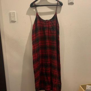 ザラ(ZARA)のZARA チェックのキャミワンピース(ロングワンピース/マキシワンピース)