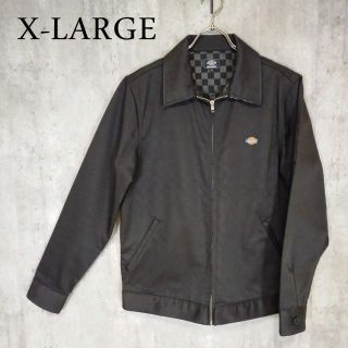 エクストララージ(XLARGE)のXLARGE × Dickiesコラボ　レア!!美品　ジャケット　チェック柄(Gジャン/デニムジャケット)