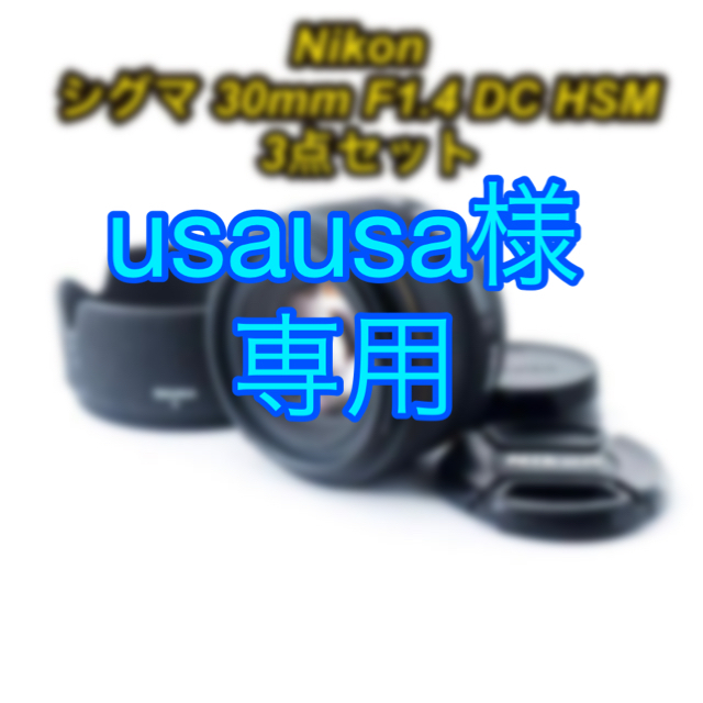 正規通販サイト SIGMA 30mm F1.4 HSM Nikon ニコン単焦点レンズ