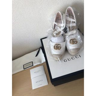 Gucci - グッチ GGマーモント エスパドリーユウェッジサンダルの通販