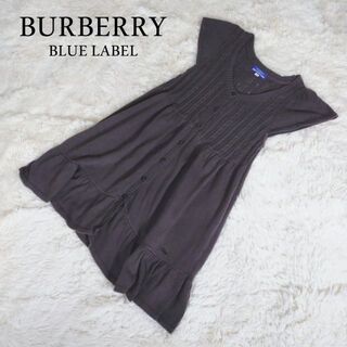 バーバリーブルーレーベル(BURBERRY BLUE LABEL)のバーバリーブルーレーベルニットワンピース(ミニワンピース)