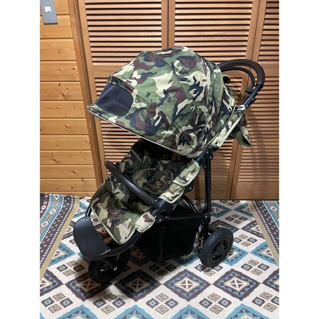 美品❗️ airbuggy エアバキー　cocoブレーキ　カモフラ　サファリ