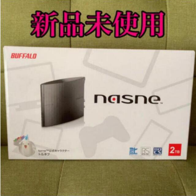nasne バッファロー HDDレコーダー 2TBの通販 by ι(˙◁˙ )/|ラクマ