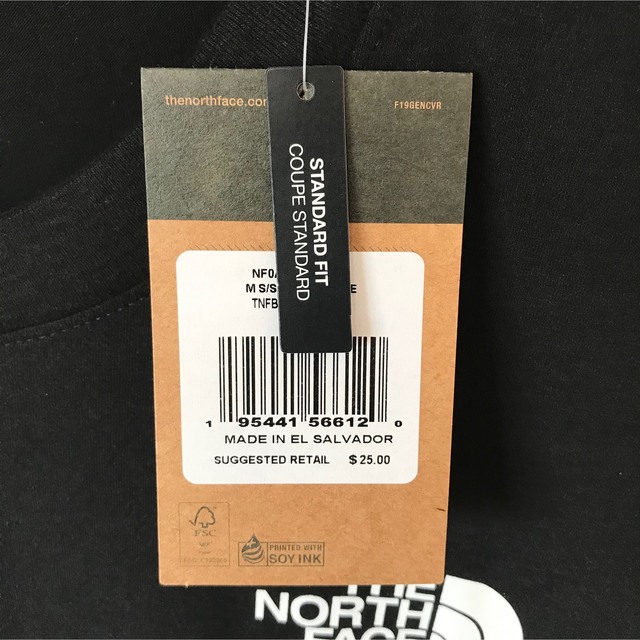 THE NORTH FACE(ザノースフェイス)のゆらたさん専用 ♪ 新品 ノースフェイス BOX Tシャツ セット黒 ライトグレ メンズのトップス(Tシャツ/カットソー(半袖/袖なし))の商品写真