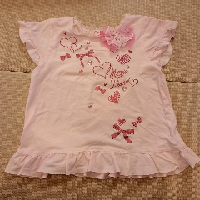 mezzo piano(メゾピアノ)のmezzopiano　Tシャツ　130 キッズ/ベビー/マタニティのキッズ服女の子用(90cm~)(Tシャツ/カットソー)の商品写真