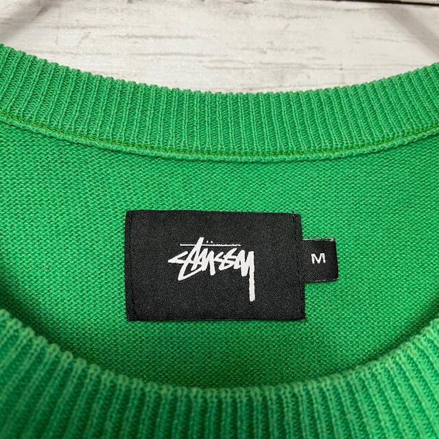 STUSSY(ステューシー)の【希少カラー】ステューシー　プリントアーチロゴ　サマーニット　Tシャツ　入手困難 メンズのトップス(Tシャツ/カットソー(半袖/袖なし))の商品写真