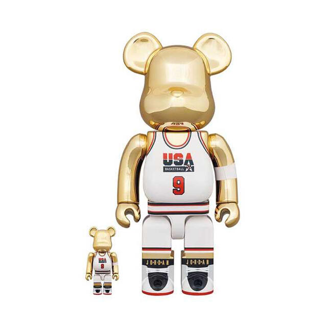 おもちゃBearbrick Michael Jordan  TEAM USA400%