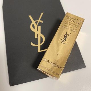 イヴサンローランボーテ(Yves Saint Laurent Beaute)の【新品未使用】イヴサンローラン ysl ルージュピュールクチュール　01(口紅)