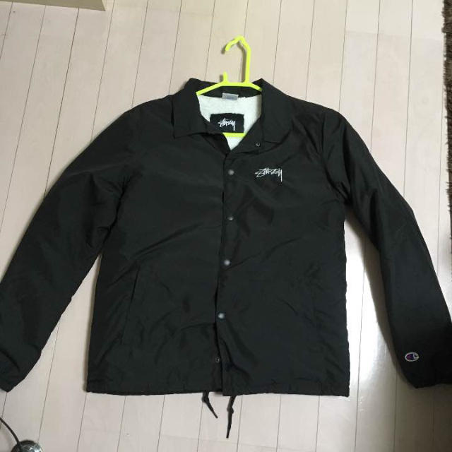 STUSSY - stussy ボア コーチジャケットの通販 by ⊂((・⊥・))⊃え's
