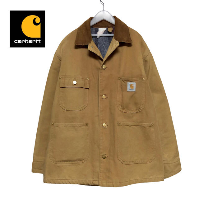 carhartt(カーハート)80s ダック地カバーオール ブランケット裏地