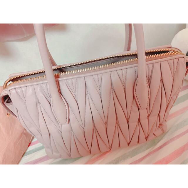 美品✨MIUMIU マテラッセ   レザー  2way ショルダーバッグ