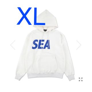 wind and sea HOODIE White-Blue サイズXL(パーカー)