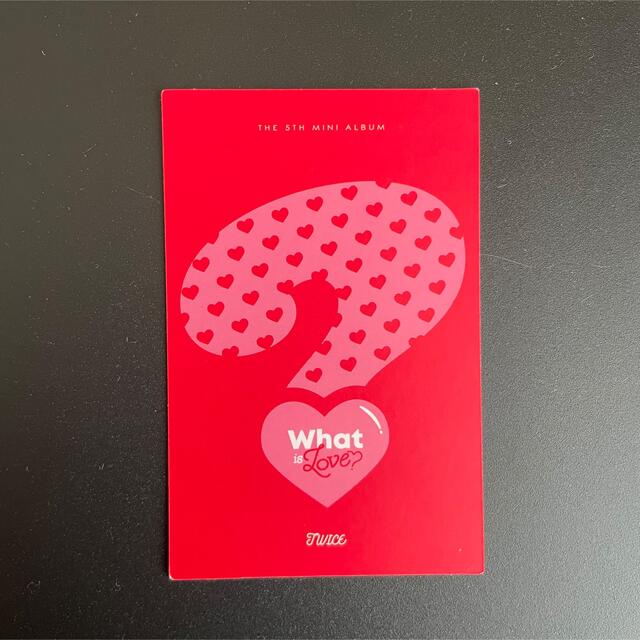 Waste(twice)(ウェストトゥワイス)のダヒョン　トレカ　TWICE what is love? wil? エンタメ/ホビーのCD(K-POP/アジア)の商品写真