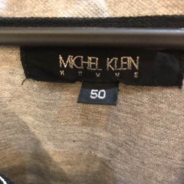 MICHEL KLEIN HOMME(ミッシェルクランオム)のMICHEL KLEIN HOMMEミッシェルクランオム　メンズ　ポロシャツ　L メンズのトップス(ポロシャツ)の商品写真