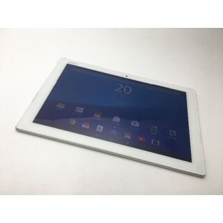 ソニー(SONY)のSIMフリー au Xperia Z4 Tablet SOT31 白美品R331(タブレット)