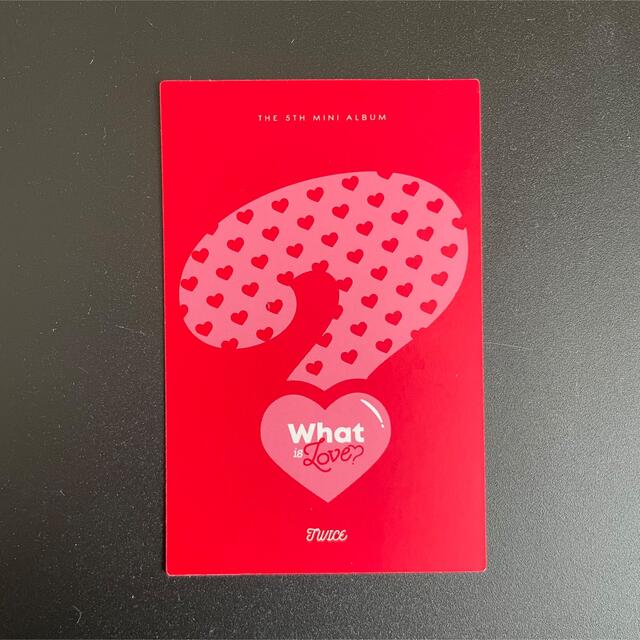 Waste(twice)(ウェストトゥワイス)のジヒョ　トレカ　TWICE what is love? wil? エンタメ/ホビーのCD(K-POP/アジア)の商品写真